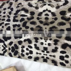 Printed Knit Denim Fabric:310gsm 44%cotton 44%polyester 11%spandex From Changzhou China thumbnail-5