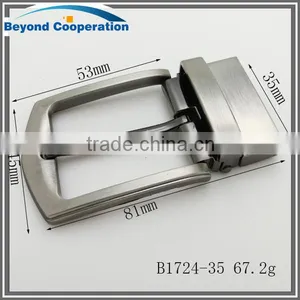 Formal Reversible Pin Buckle for 35mm Men's Real Leather Belt thumbnail-6