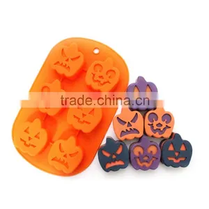 Halloween Pumpkin Silicone Cake Molds Chocolate Candy Mould Kitchen Baking Cookies Cutter 3D Cake Decorating Tools thumbnail-1