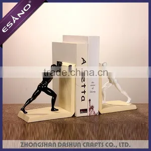 Polyresin Home Decoration Pieces, Man Resin Bookends thumbnail-1