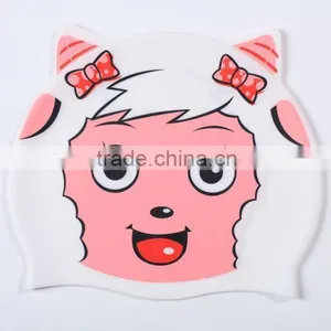 Printing Factory Price Design Your Own Swim Cap for Promotion High Quality Soft Swim Caps Silicon Swim Cap Promotional thumbnail-2