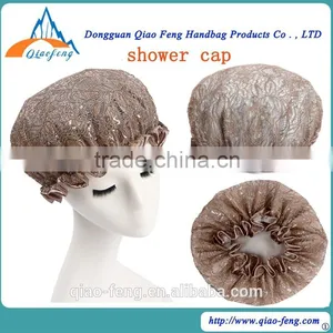 2015 New Thickening Dry Hair Hat Bath Women Girl Lace Shower Cap thumbnail-1