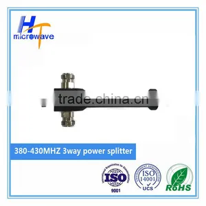 Microwave Components Telecom Parts 50 Ohm 380-430 Mhz N and DIN Type 3 Way Power Splitter thumbnail-1