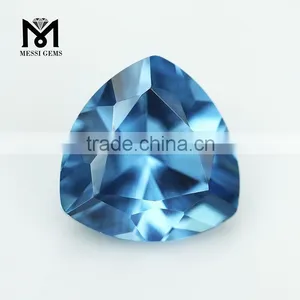 Wuzhou Hot Sale Gemstones 13 x 13 Trillion Cut 106 Synthetic Spinel thumbnail-1