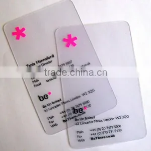 Blank Transparent Business Cards thumbnail-1