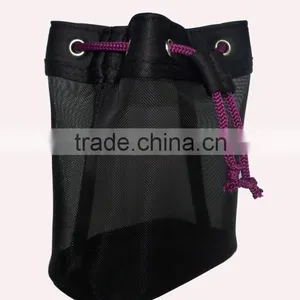 Nylon Mesh Toiletry Bag With pp String thumbnail-3