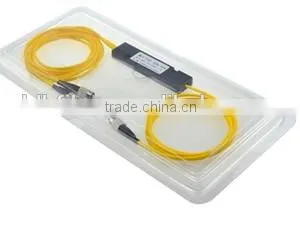 Hot Sale fc Upc 1*2 Fiber Optic PLC Splitter, Steed Tube Mini Fiber 1:2 Optical Splitter thumbnail-4
