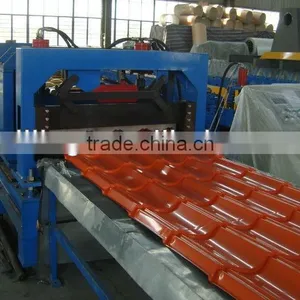 China Metal Trapezoidal Wall Panel Cold Roll Forming Machine / Aluminium Roll Former thumbnail-1