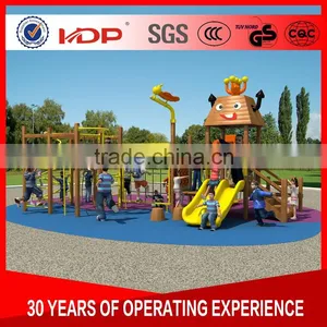 2016 New Design Outdoor Wooden Playground Equipment Used for Preschool thumbnail-1