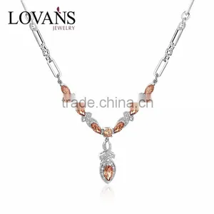 925 Sterling Silver Wholesale Pendant Statement Necklace 2016 Jewelry SNP028W thumbnail-1