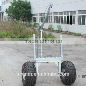 Professional Log Trailer Manufacturer 4W-A07 Log Winch Trailer thumbnail-5