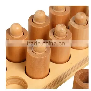 Leader Joy Beech Wood Montessori Material Kids Educational Toys Smelling Cylinders thumbnail-2