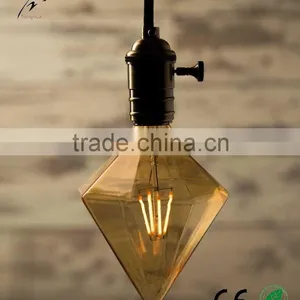 3W Diamond Led Bulb DIY Shape Dimmable Led Filament Bulb thumbnail-1