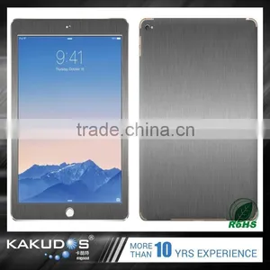 Various Colors Texture Brushed Aluminum Skin Decal for Case Cover Wrap for IPad Air Back thumbnail-1