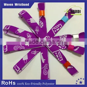 Popular Wholesale Festival Items Custom Event Fabric Wristband thumbnail-5