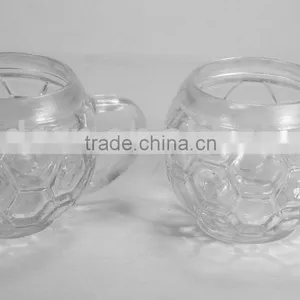 10oz Glass Soccer Mug thumbnail-1