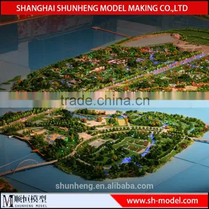 Sea Island Miniature Architectural Scale Model for Sale thumbnail-1