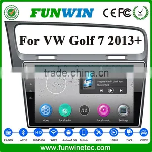 3W WiFi Phone OBDII Touch Screen Car Dvd GPS For VW GOLF 7 With Android 4.4.2 1.6GHZz MCU 4 Core Support All APP thumbnail-1