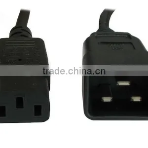 IEC C13 to C20 for PDU Use thumbnail-1
