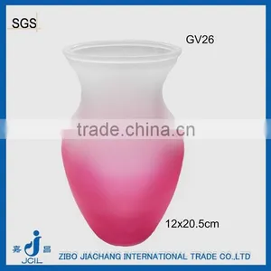 Frosted Colored Glass Vases Wholesale thumbnail-1
