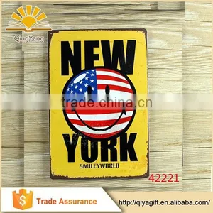 Wholesale/High Quality Metal Signs/Tin Sign Chic Metal Wall Art thumbnail-2