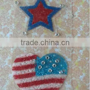 Glitter Heart and Star Shape Sticker thumbnail-1