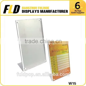 Direct Factory Price Top Quality Tainless Restaurant Menu Holder thumbnail-1