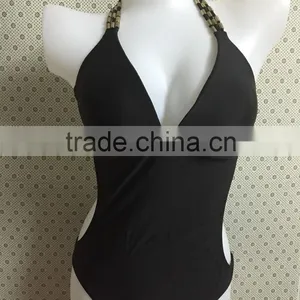 Hot Swimwear For Women,Sexy Monokini Bathing Suit Womens Bandage Swimsuit Summer Black Xxx China Girl Bikini Swimwear thumbnail-2