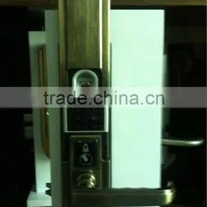 Slide Cover Bronze Fingerprint Door Security Lock thumbnail-3