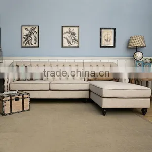2016 Latest Corner Sofa Set Designs Foshan Shunde Furniture thumbnail-1