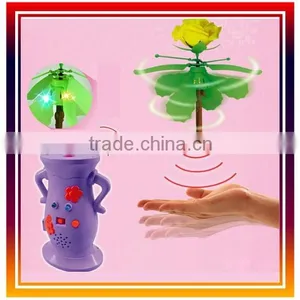RC Induction Flying Rose Flower Toys, Rc Toys. thumbnail-1