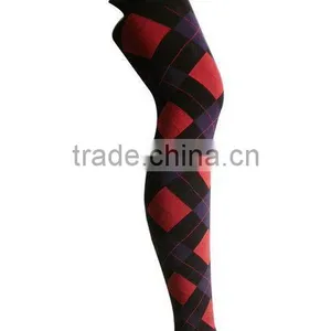 Ladies' Fashion Stitching Dimonds Leggings thumbnail-1