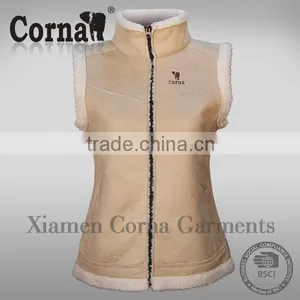 OEM Popular Eco-friendly Wholesale Fleece Vest Sleeveless Polar Fleece Vest thumbnail-1