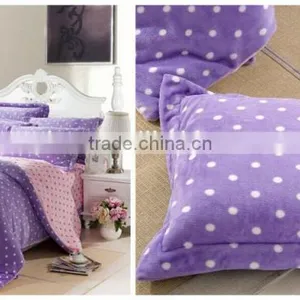 Polyester Colorful Print Flannel Fleece Blanket thumbnail-2