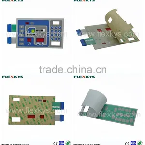 Poly Dome LED Integrated Membrane Switch With Multi Circuits and Leads thumbnail-6