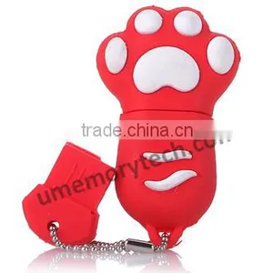 Cheap 8GB-32GB Thumb Flash Drive Paw Shaped USB Flash Memory thumbnail-3