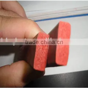 High Temperature Red Silicone Rubber Foam Gasket thumbnail-1