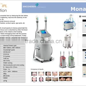 Vertical Beauty Equipment Hair Removal Machine IPL Remove Diseased Telangiectasis thumbnail-1