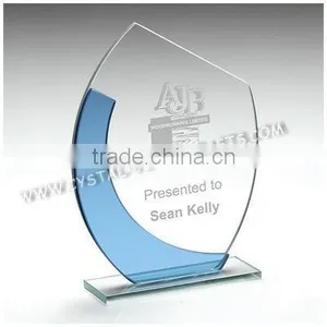 Top Selling Cheap Jade Glass Awrd Trophy Wholesale Sport Glass Trophy Promotional thumbnail-1