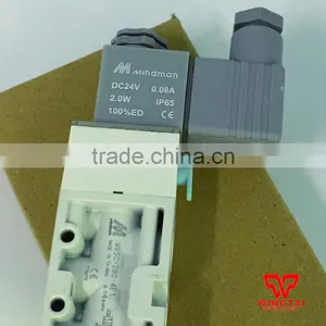 Mindman White Solenoid Valve MVSC-260-4E1, 4-way, Single Solenoid, Specify Voltage thumbnail-3
