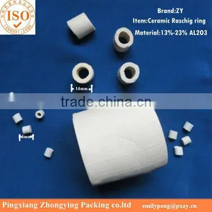 Ceramic Raschig Ring, Ceramic Cylinder Rings thumbnail-1