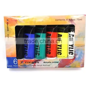 Free Sample 75ml Acrylic Paint for Painting Acrylic Artistic Paints thumbnail-4