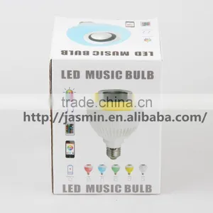 Wholesale Wireless LED RGB Color Bulb Light Bluetooth Control Smart Music Audio Speaker Lamps thumbnail-6