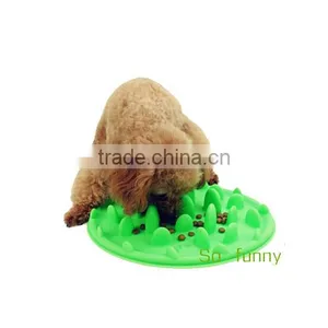 Mr. Peanut's Interactive Maze Slow Feed Bowl * Fun & Healthy Bloat Stop Feeder (Large, Caribbean Blue) thumbnail-1