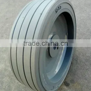 10x3 10x4 Non-Marking Tyre SCISSOR LIFT WHEEL & TIRE ASSEMBLY PART for Genie GR-12, GR-15, GR-20 thumbnail-4