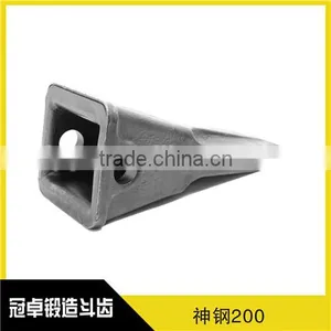 SK200 Bucket Flat Tooth Wheel Excavator Bucket Tooth thumbnail-4