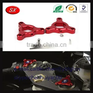 Aluminum Red Anode Motorcycle CNC Suspension Fork Preload thumbnail-1