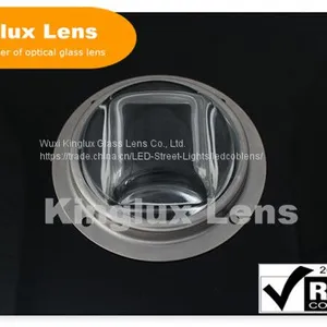 78mm 120*80degree Glass Led Lens for 20W30W30W Led Street Lamps KL-SL78-26 thumbnail-1