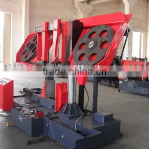 Double Column Type Semi-automatic Hydraulic Horizontal Band Sawing Machine thumbnail-2
