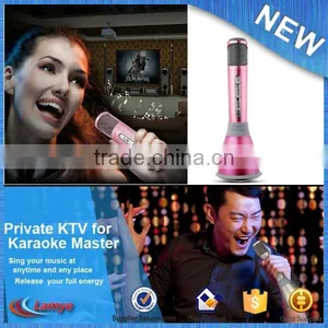 New KTV Karaoke Wireless Bluetooth Microphone K068 With Speaker For Smart Phone thumbnail-3